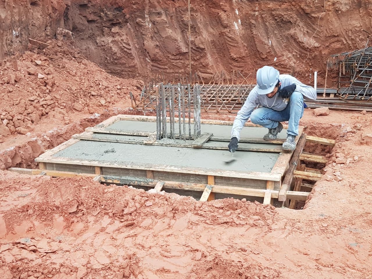 Concretagem de Sapata